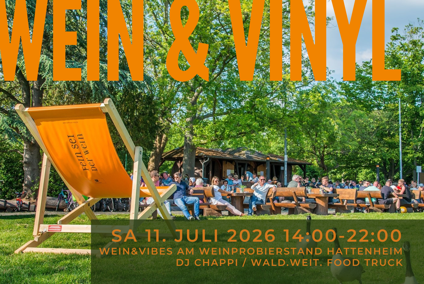 Wein & Vinyl an den Hattenheimer Weinfässern